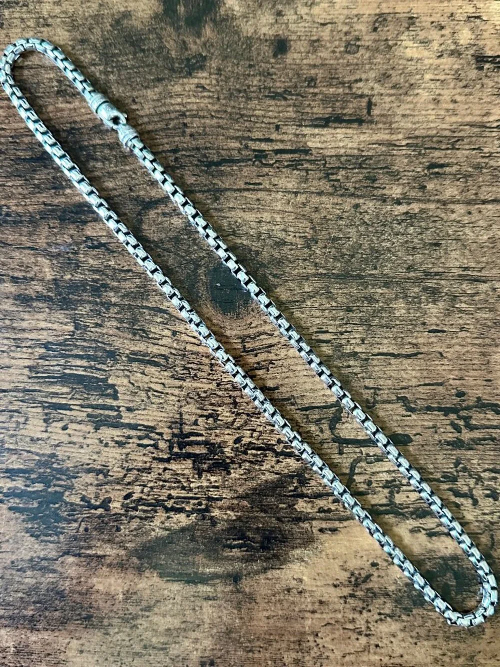 David Yurman Box Chain Necklace in Sterling Silver - 5mm - 22